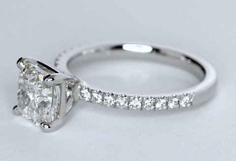 1.05ct Princess Cut Diamond Engagement Ring G-VS2  JEWELFORME BLUE GIA certified