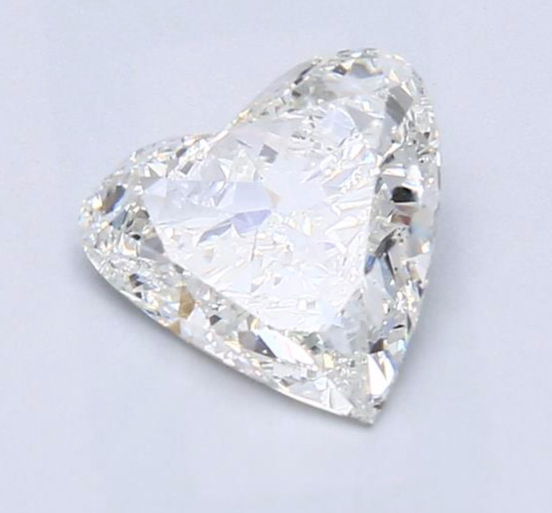 1.30ct I-SI2 Heart shape Loose Diamond  GIA certified Jewelry Anniversary Engagement JEWELFORME BLUE