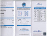 1.50ct G-SI2 Loose Diamond Princess EGL certified Jewelry JEWELFORME BLUE