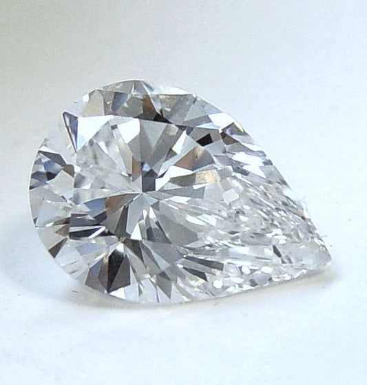 13.62ct Pear Shape Loose Diamond D- VVS1 GIA certified  JEWELFORME BLUE
