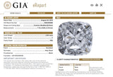 GIA certified 2.05ct F VS2 Cushion Diamond Loose Diamond GIA JEWELFORME BLUE