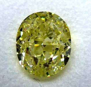2.50ct Fancy Yellow Loose Diamond Oval 900,000 GIA certified Diamonds