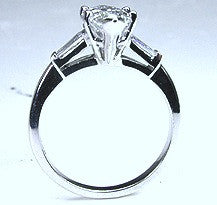 2.84ct F-SI1 Marquise Diamond Engagement Ring Platinum GIA certified JEWELFORME BLUE