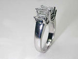 6.11ct E-VS1 GIA Emerald Diamond Engagement Ring 18kt White Gold JEWELFORME BLUE Anniversary Bridal Gift Ring