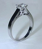 1.10ct F-SI2 Heart Shape Diamond Engagement Ring GIA CERTIFIED JEWELFORME BLUE