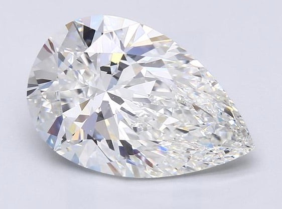 5.02ct Pear Shape F VS2 Diamond Loose any shape any size GIA certified BLUERIVER4747