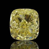 5.08ct Fancy Yellow Cushion Diamond Loose Diamond GIA certified JEWELFORME BLUE