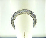 Platinum Diamond Wedding Band 1.02ct Round Diamonds Eternity Ring Vintage style