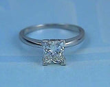 1.51ct Princess cut Diamond Engagement ring 18kt White Gold   JEWELFORME BLUE 900,000 GIA certified