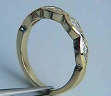 1.00ct Marquise Shape Diamond Eternity Ring 18kt Yellow JEWELFORME BLUE