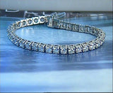 4.12ct Round Diamond Tennis Bracelet JEWELFORME BLUE