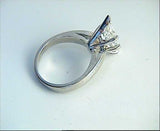 1.20ct H-VS1 Diamond Engagement Ring 18kt White Gold Fine Jewelry JEWELFORME BLUE  Certified diamonds