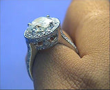 2.72ct Round Diamond Engagement Ring 18kt White Gold 900,000 GIA EGL certified Fine Jewelry