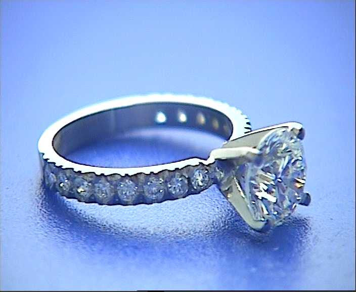 1.74ct F-VS2 Platinum Round Diamond Engagement Ring Round Diamond 900,000 GIA EGL CERTIFIED DIAMOMDS