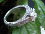 1.94ct E-VVS1 GIA Diamond Engagement Ring Princess Diamond 18kt White Gold  Anniversary Bridal Birthday Jewelry