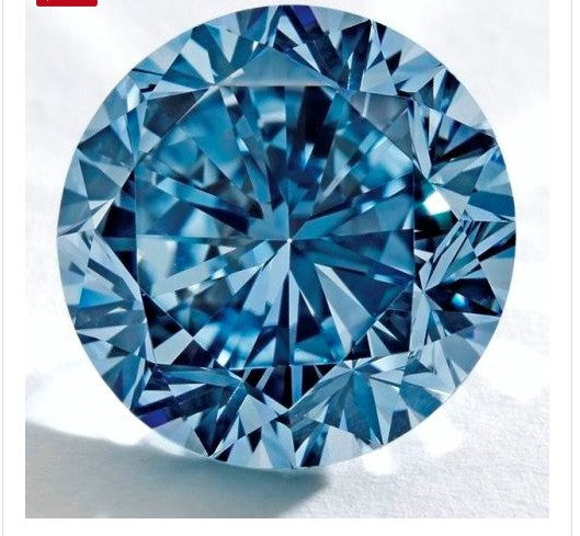 1.00ct Blue Loose Diamond Round Diamond JEWELFORME BLUE GIA certified