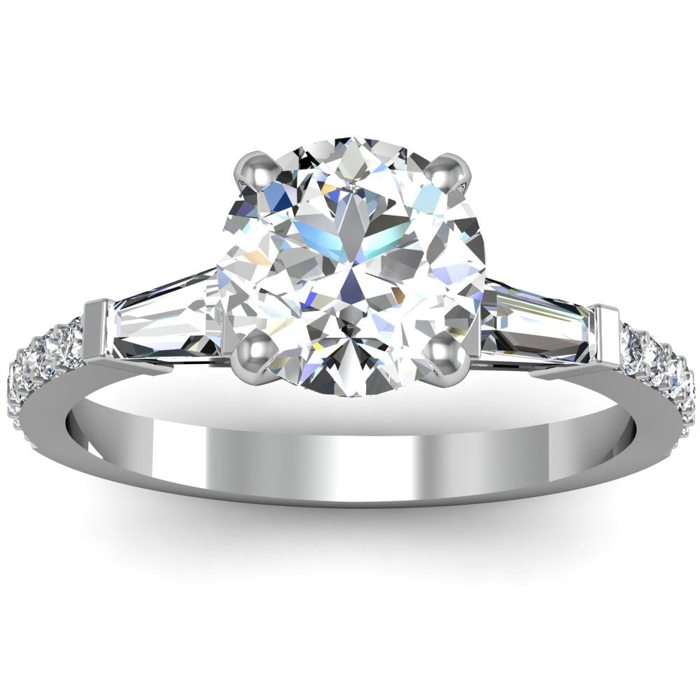 2.40ct G-VS2 Round Diamond Engagement Ring GIA certified JEWELFORME BLUE 900,000 GIA EGL Platinum