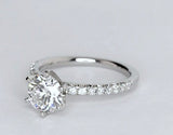 1.26ct Round Diamond Engagement Ring JEWELFORME BLUE GIA certificate