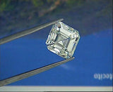 0.85ct I-VS1  Asscher cut Loose Diamond GIA certified JEWELFORME BLUE