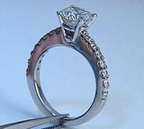 2.13ct J-SI1 Platinum Round Diamond Engagement Ring GIA certified
