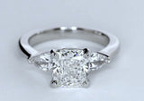 2.00ct Cushion Diamond Engagement Ring  18kt White gold  JEWELFORME BLUE Fine Jewelry GIA certified
