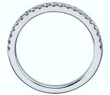 0.32ct Round Diamond Wedding Ring Platinum Anniversary Bridal JEWELFORME BLUE