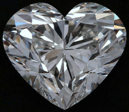3.20ct F-VS1 Heart shape Loose Diamond  GIA certified JEWELFORME BLUE