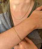 Necklace 18kt Yellow Gold 18" Link Chain
