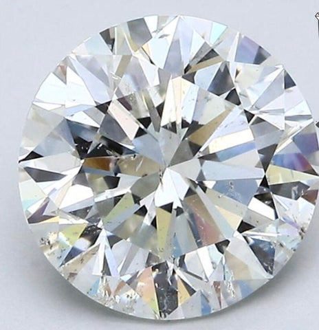 GIA 3.21ct I I1 Round Diamond for Engagement Ring Loose Genuine Diamond Solitaire Loose Diamond GIA certified