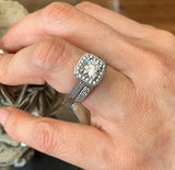 GIA 0.84ct H SI1 Round Diamond for Engagement Ring Genuine Diamond Solitaire Loose Diamond GIA certified Halo Diamonds 14kt