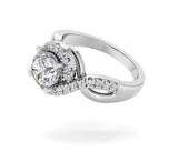 GIA 1.82ct E VS2 Round Diamond for Engagement Ring Genuine Diamond Solitaire Diamond GIA certified Halo Diamonds 14kt
