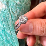 GIA 1.30ct H SI1 Round Diamond for Engagement Ring Loose Genuine Diamond Solitaire Loose Diamond GIA certified Halo Diamonds 14kt
