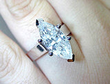 GIA 3.06ct H I1 Marquise Diamond for Engagement Ring Loose Genuine Diamond Solitaire Loose Diamond