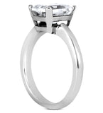 1.51ct GIA Emerald Diamond E SI1 Loose Diamond Engagement ring 18kt White Gold Solitaire Loose Diamond GIA certified