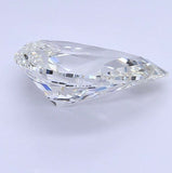 18kt GIA 3.08ct H VVS1 Pear Shape Diamond Engagement Ring White Gold Genuine Diamond Solitaire H VVS1 GIA certified