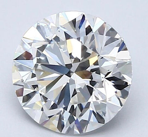 GIA 2.09ct D VVS1 Round Diamond Engagement Ring Genuine Diamond Solitaire GIA certified 14kt White Yellow Gold