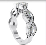 GIA 18kt 1.80ct Marquise Diamond Engagement Ring Genuine Diamond 18kt White Gold Ring
