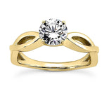 1.00ct G VS2 Round Diamond Engagement Ring Genuine Diamond Solitaire Certified 14kt Yellow Gold Ring 850,000 GIA Diamonds