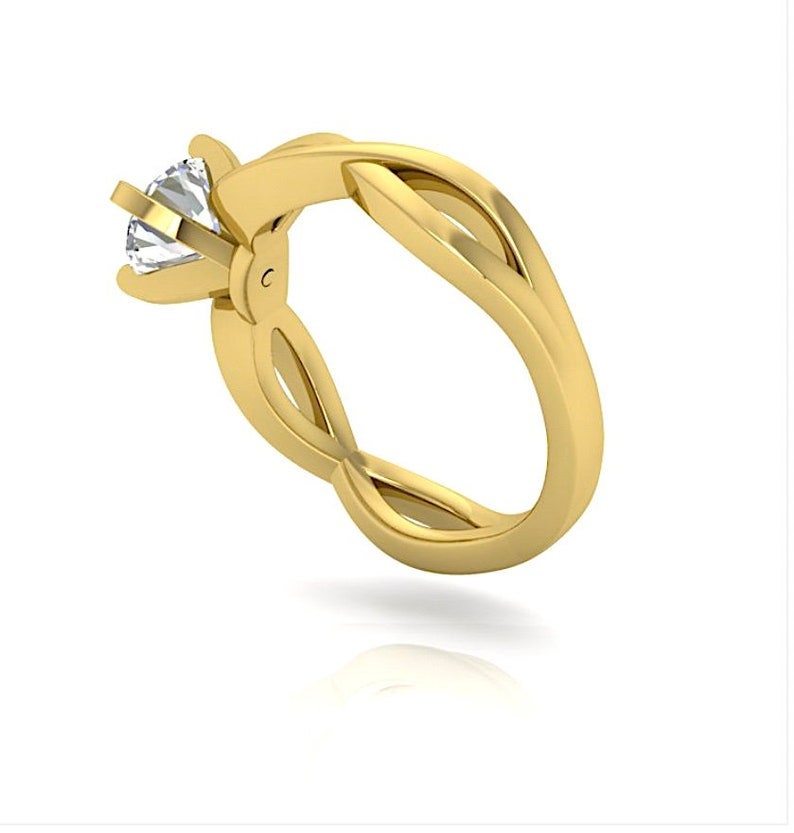 1.00ct E VS2 Round Diamond Engagement Ring Genuine Diamond Solitaire Certified 14kt Yellow Gold Ring 850,000 GIA Diamonds Estate Ring