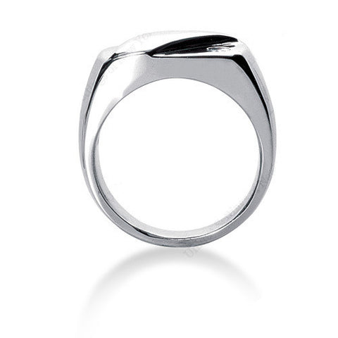 Ring Sizer 0.10ct Round Diamond Men's Wedding Ring 14kt White Gold Bir –  JEWELFORMEBLUE