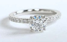 1.56ct J-SI1 Platinum Round Diamond Engagement Ring Round Diamond 900,000 GIA EGL certified diamonds