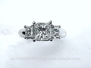 2.28ct Princess Diamond Engagement Ring JEWELFORME BLUE 900,000 GIA Certified not blue nile