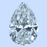 3.30ct F-VS2 Pear Shape Diamond JEWELFORME BLUE Anniversary Bridal Birthday GIA Certified Gift