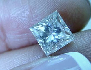 5.03ct F-VVS2 GIA certified Princess cut Loose Diamond Princess cut JEWELFORME BLUE