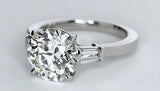 3.43ct G-SI1 Round Diamond Engagement Ring GIA certified JEWELFORME BLUE 900,000 GIA EGL Platinum
