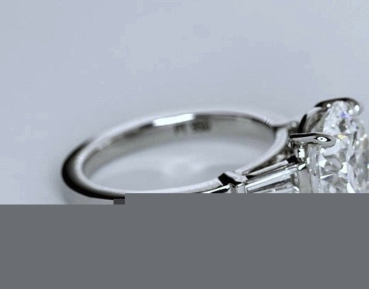 3.45ct H-SI2 Round Diamond Engagement Ring GIA certified JEWELFORME BLUE 900,000 GIA EGL Platinum