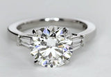 3.43ct D-VS2  Round Diamond Engagement Ring GIA certified JEWELFORME BLUE 900,000 GIA EGL Platinum